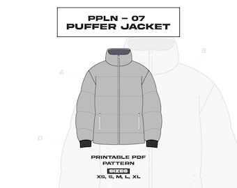 PPLN-07 Puffer Jacket pdf Pattern
