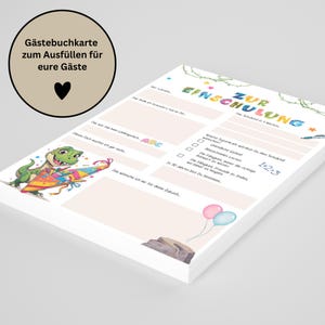 Gästebuchkarten zur Einschulung – Für unvergessliche Erinnerungen am 1. Schultag