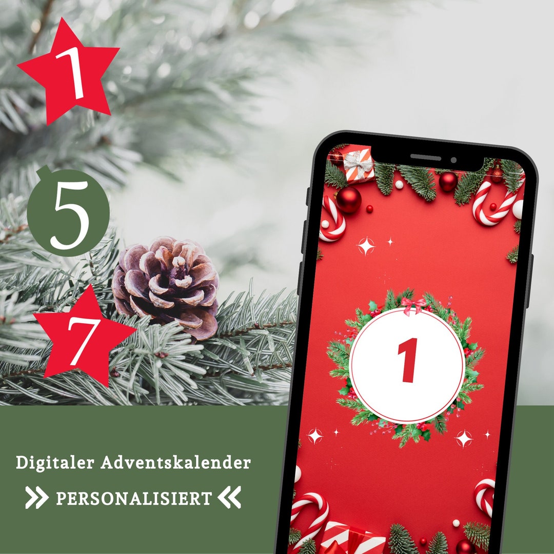 Personalisierter digitaler Adventskalender für die bessere Hälfte | 24 ...