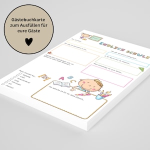 Gästebuchkarten zur Einschulung – Ein besonderes Andenken für den Schulstart