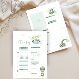 Tippkarten für Babyparty | Motiv It's a boy