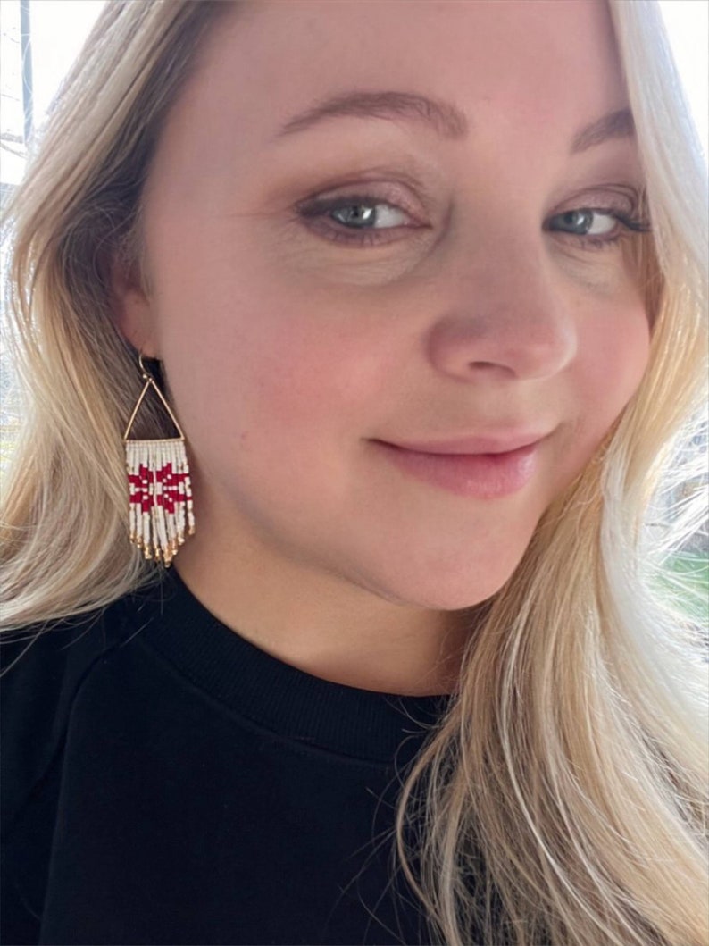 80s Style Gold Plated Drop Earrings - Triangle & Circle Design With Rock Texture, 7cm Long