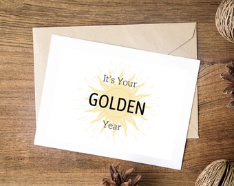 3 cartões de aniversário dourados | Cartão de aniversário do golden retriever | Cartão de aniversário imprimível | Cartão de aniversário dourado imprimível | Aniversário para download