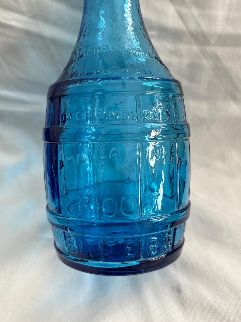 Vintage Blue Bottle DR. CHANDLER’S Jamaica Ginger Root Bitters - Etsy