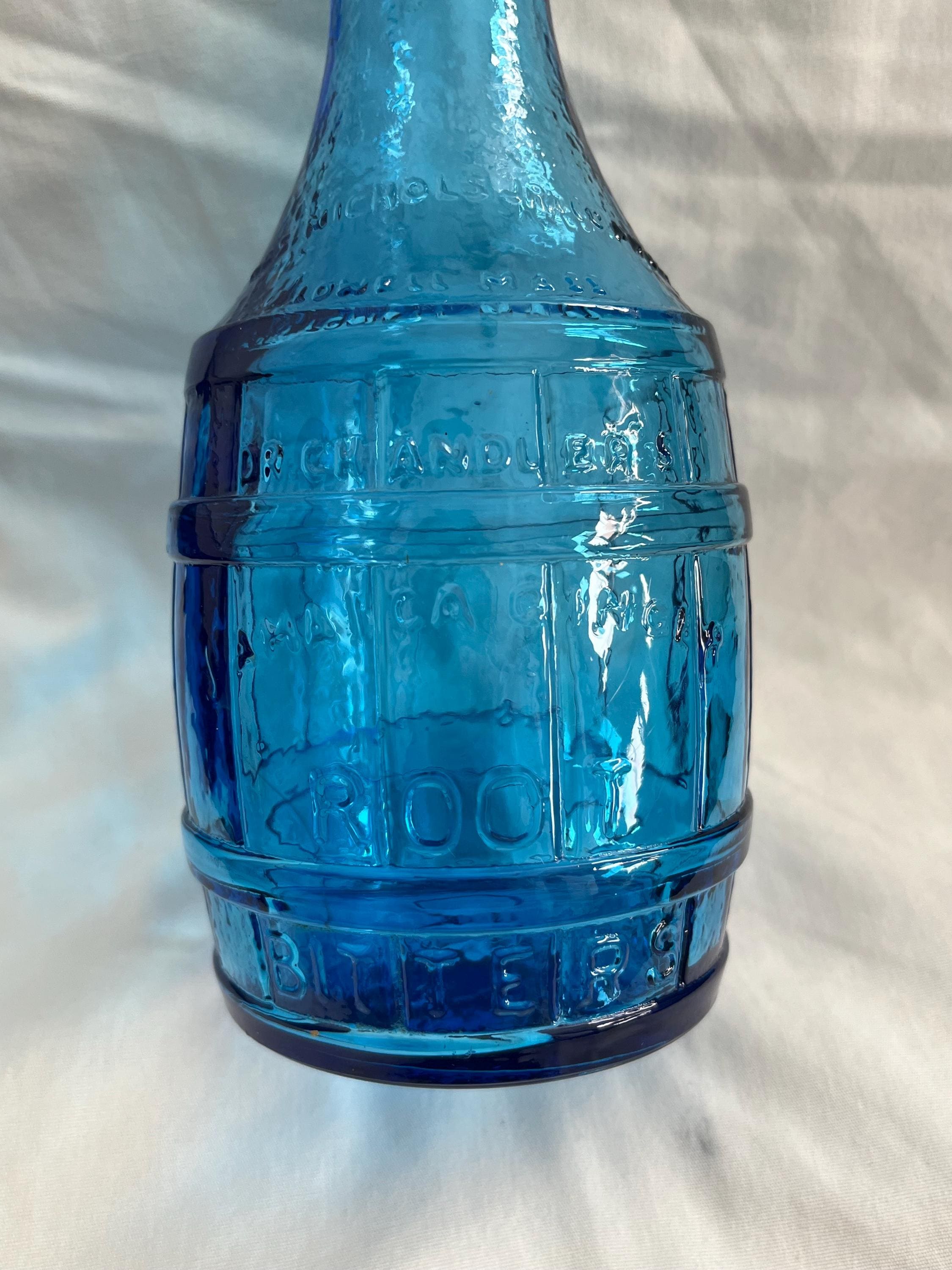 Vintage Blue Bottle DR. CHANDLER’S Jamaica Ginger Root Bitters - Etsy
