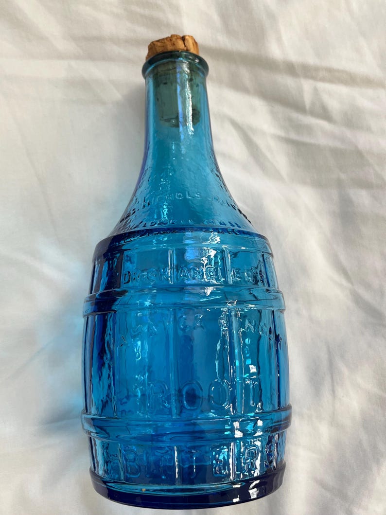 Vintage Blue Bottle DR. CHANDLER’S Jamaica Ginger Root Bitters - Etsy