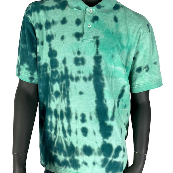 mens polo tie dye