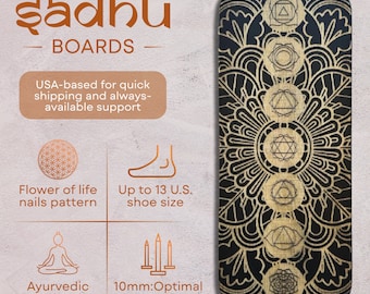 Premium Sadhu Board |  Yoga Board | Nails Board | Yoga Gift | Fast shipping | Acupuncture Board 10 mm