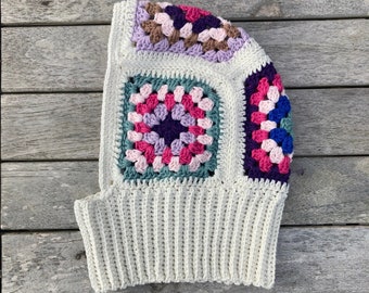 crochet granny square balaclava pattern