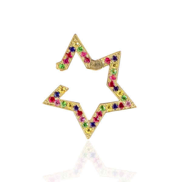 STAR LOCK 18K GOLD NECKLACE