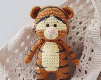 Finished product: The Tiger Toy, Handmade toy, Crochet doll, Stuffed toy, Baby toy, Gift for baby