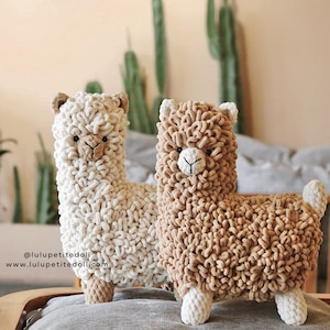 The Happy Alpaca Häkelanleitung (Lesen Sie die Beschreibung sorgfältig)