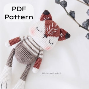 PDF PATTERN - The Little Fox Crochet Pattern, Fox Pattern, Amigurumi crochet pattern