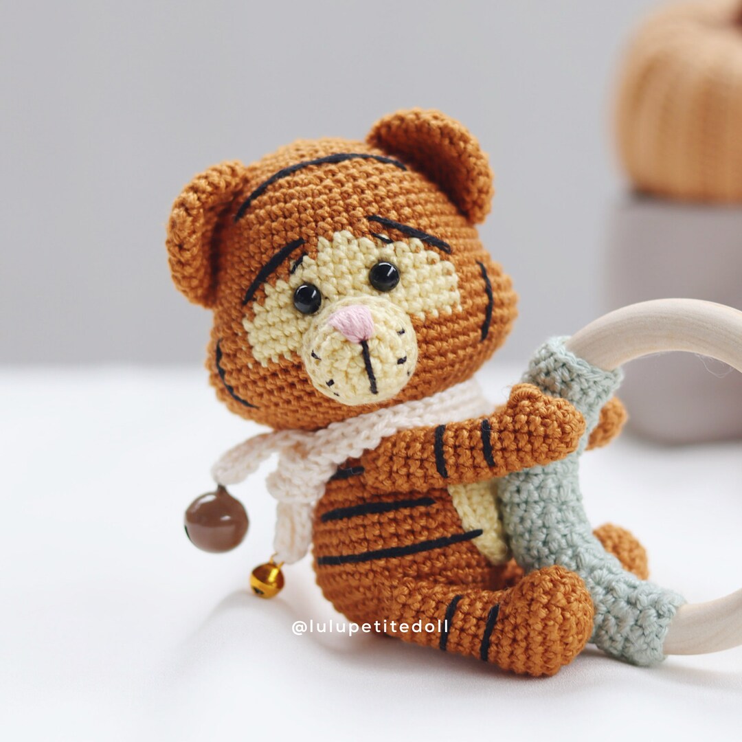 PDF PATTERN the Little Tiger Rattle Crochet Pattern - Etsy