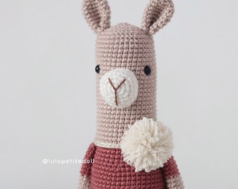 PDF PATTERN - Little Alpaca Crochet Pattern, Alpaca Crochet Pattern, Amigurumi crochet pattern