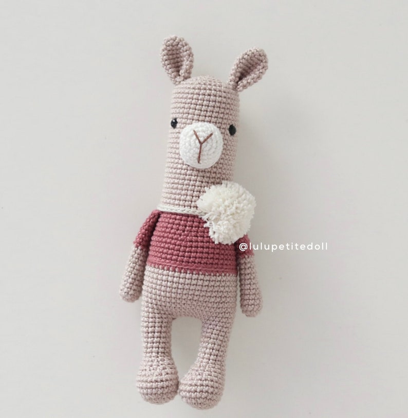 PDF PATTERN Little Alpaca Crochet Pattern, Alpaca Crochet Pattern, Amigurumi crochet pattern image 4