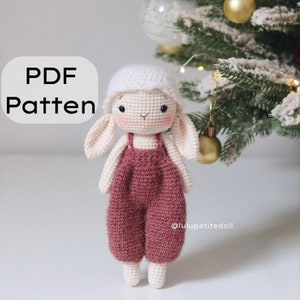 PDF PATTERN - The Little Mochi Crochet Pattern, Bunny Pattern, Amigurumi crochet pattern