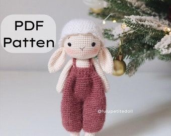 PATRÓN PDF - Patrón de crochet The Little Mochi, Patrón de conejito, Patrón de crochet Amigurumi