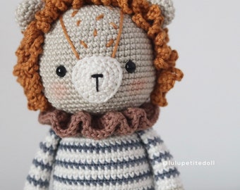 Little Lion Amigurumi Crochet Pattern (Digital Download)