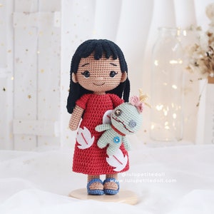 PDF PATTERN - The Hawaii Doll Crochet Pattern (NOT the finished doll)