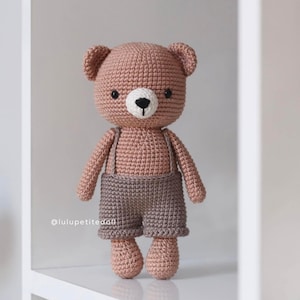 Kita The Bear Crochet Tutorial, Amigurumi crochet tutorial (Read the description carefully)