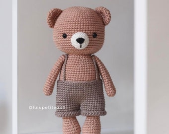 PDF PATTERN - Kita The Bear Crochet Pattern, Bear Crochet Pattern, Amigurumi crochet pattern