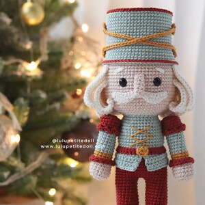 Handmade Crochet Nutcracker Ballerina Doll – Red Dress Christmas Doll, Gift for Kids main image 0