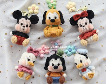 LOT DE MOTIFS - Baby Mouse and Friends Crochet Patterns (fichiers numériques)