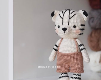 PDF PATTERN - Tigo The Tiger Crochet Pattern, Tiger Crochet Pattern, Amigurumi crochet pattern