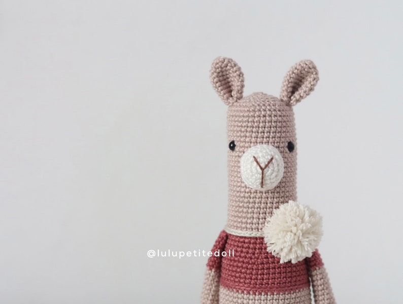PDF PATTERN Little Alpaca Crochet Pattern, Alpaca Crochet Pattern, Amigurumi crochet pattern image 3