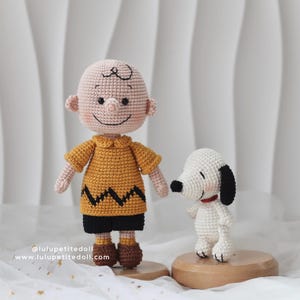 Smiling Boy and Dog Amigurumi Crochet Pattern (PDF Download)
