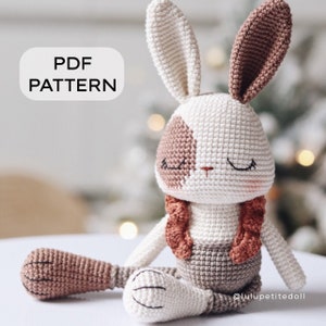 PDF PATTERN - The Little Bunny Crochet Pattern, The Bunny Pattern, Amigurumi crochet pattern