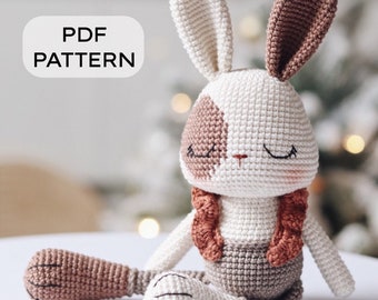 PDF PATTERN - The Little Bunny Crochet Pattern, The Bunny Pattern, Amigurumi crochet pattern