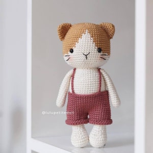 PDF PATTERN - Sumi The Cat Crochet Pattern, The Cat Crochet Pattern, Amigurumi crochet pattern