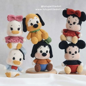 Baby Mouse and Friends Crochet Tutorial (Read the description carefully)