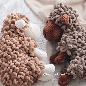 De amigurumi-tutorial voor het haken van babyschaapjes (lees de beschrijving aandachtig)