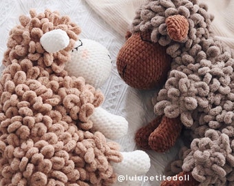 PDF PATTERN - The Baby Sheep Crochet Pattern (NOT the finished doll)