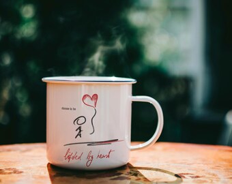 Printable Digital File Person Catching Heart Balloon Black Red Design DIY Customized Postcard Mug Bottle T-shirt Hoodie Instant Download PNG