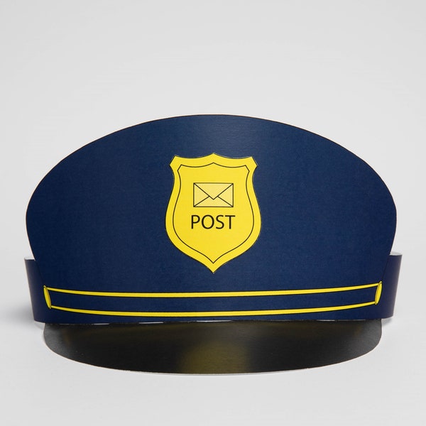 Postman Hat Template - Etsy
