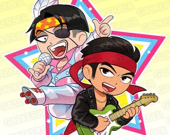 3" Holographic Vinyl Sticker - 'Judgement Cinderella' Kazumaji