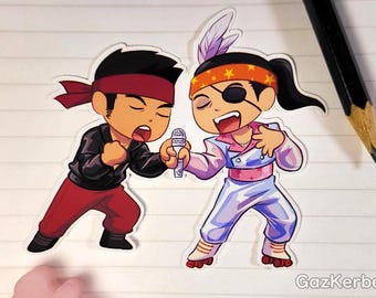 3" Vinyl Sticker - 'Karaoke Kings' Kazumaji