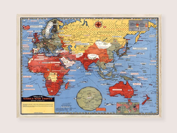 World War 2 Map Of Europe Western Front Maps Of World War II