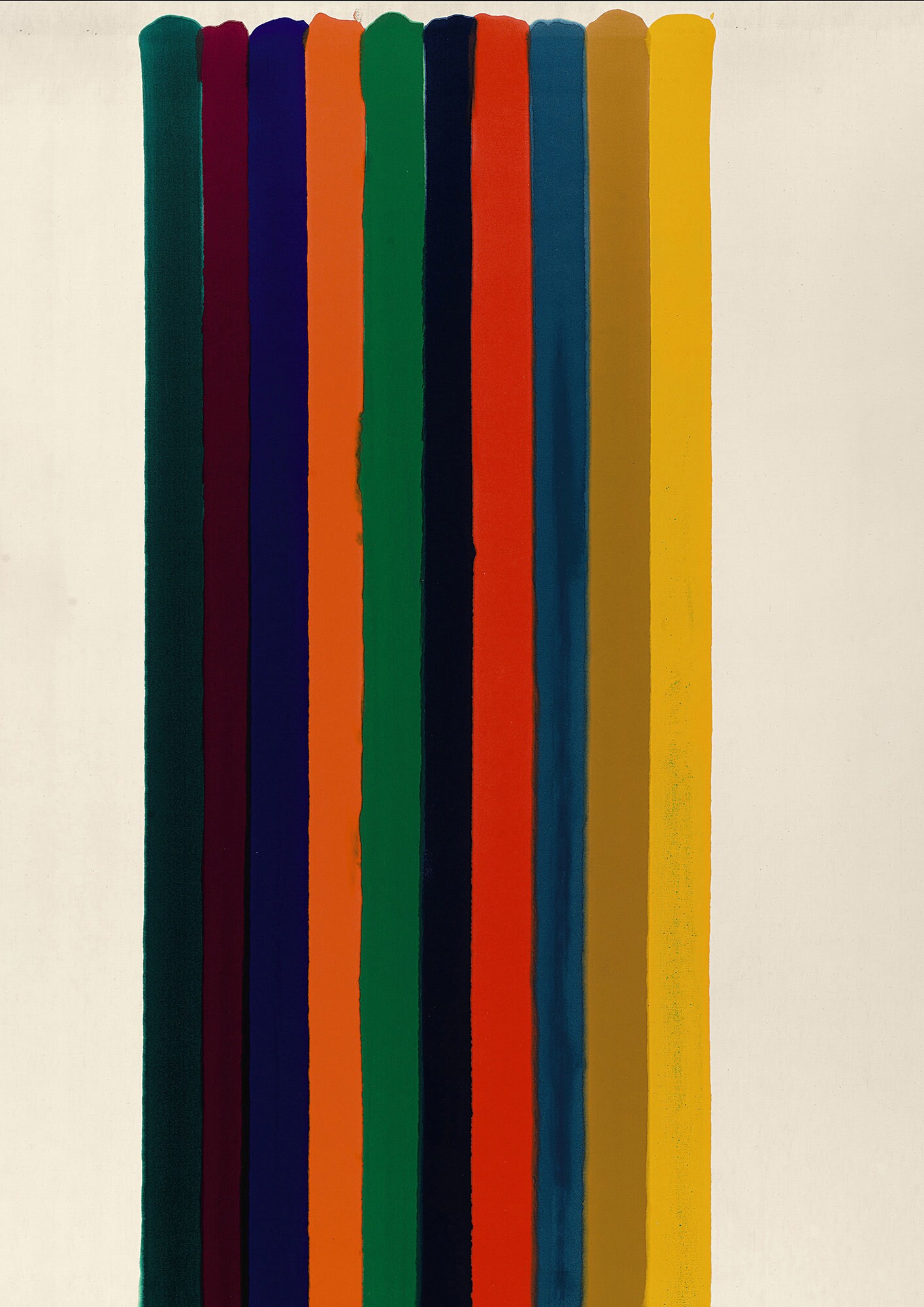 Morris Louis Exhibition Poster Digital - Morris Number 4 Print
