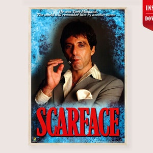 Scarface Movie Posters Download - Scarface Film Art Prints Digital ...
