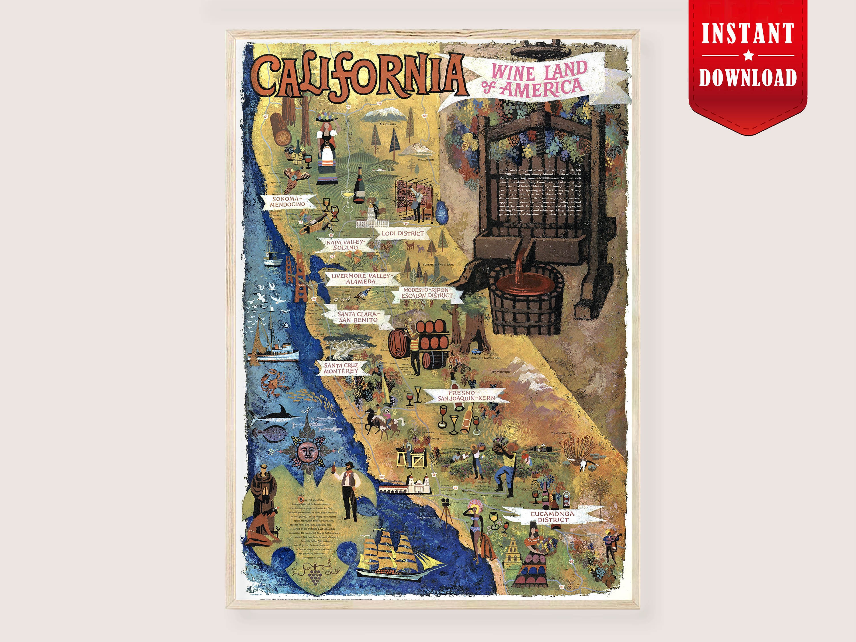 在庫わずか　貴重　アメリカ　マップ　地図　カリフォルニア　ポスター　包装紙 在庫わずか 貴重 アメリカ マップ 地図 カリフォルニア ポスター 包装