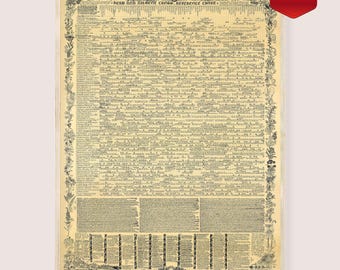 Tabla de medicina herbaria. Referencia de hierbas y dolencias. Remedios naturales. Impresión vintage. Descarga digital.