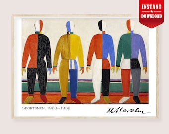 カジミール・マレーヴィチ展ポスター - シュプレマティズム - ロシアの