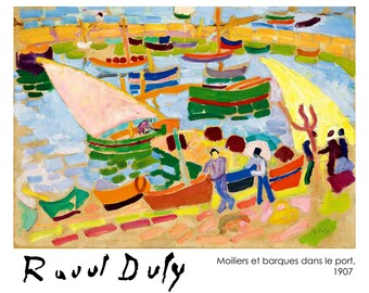 Raoul Dufy Art Museum Exhibition Poster Print French Modern Art