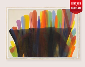 国内未入荷 Morris Louis Louisiana 1975 Poster Louisiana, 1975 Poster by Morris Louis | King & McGaw