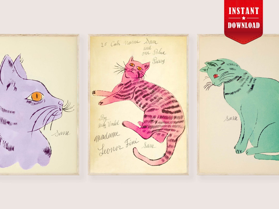 Andy Warhol Cat Prints
